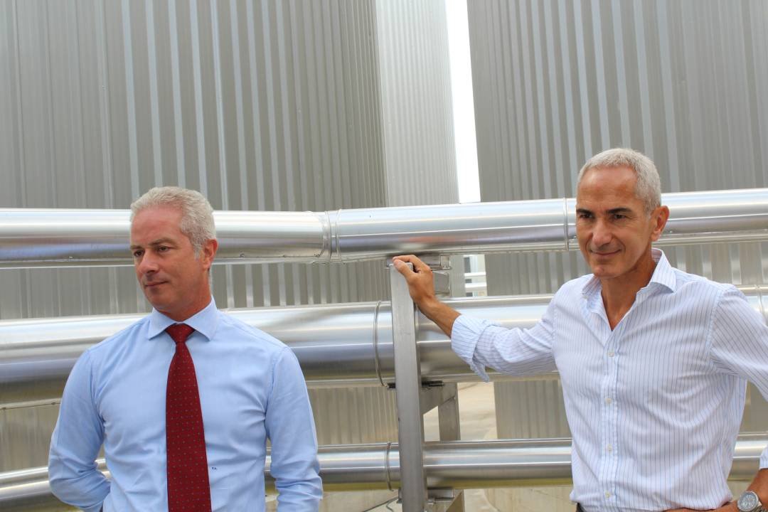 Press picture of an interview with AWAX CEOs